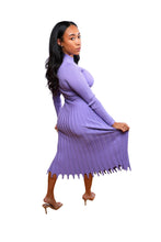 Load image into Gallery viewer, Ribbed &amp; Fringed Dress