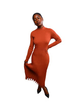 Load image into Gallery viewer, Ribbed &amp; Fringed Dress