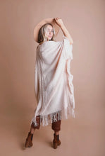 Load image into Gallery viewer, Fringed Boho Poncho