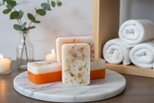 Load image into Gallery viewer, Popsicle Orange  Exfoliating Soap
