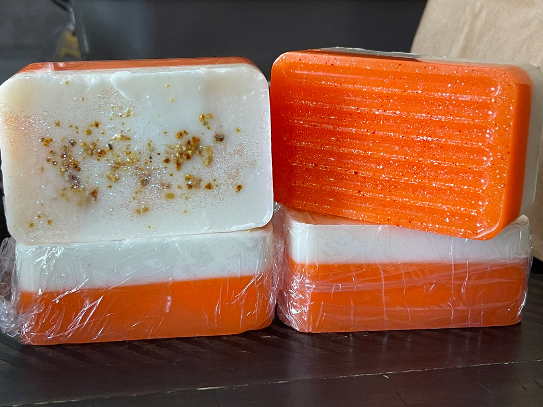 Popsicle Orange  Exfoliating Soap
